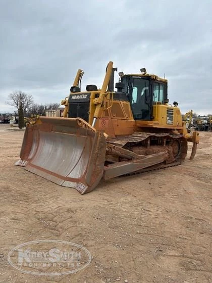 Used Komatsu Dozer in yard